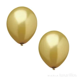 Globos dorado (10) - Papstar