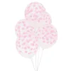 Globos transparentes confeti rosa (5) - My Little Day
