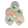 Globos vehículos de la construcción (5) - My Little Day