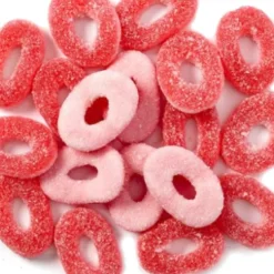 Gominolas de azúcar Aros de fresa (1 kg) - Sin gluten - Fini