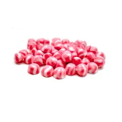 Gominolas de azúcar Besos Twist rayas rojas y blancas (1 kg) - Sin gluten - Fini