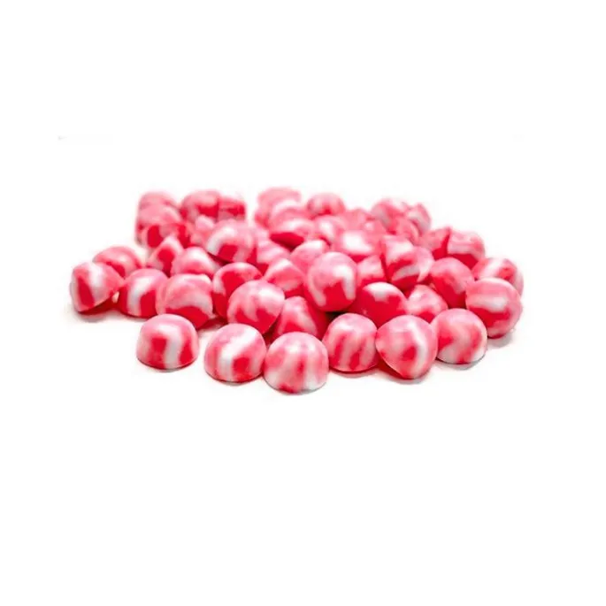 Gominolas de azúcar Besos Twist rayas rojas y blancas (1 kg) - Sin gluten - Fini