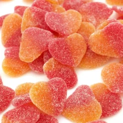 Gominolas de azúcar Corazones de melocotón (1 kg) - Sin gluten - Fini