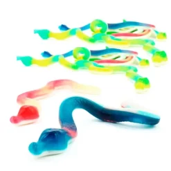Gominolas de azúcar culebras de colores (1 kg) - Sin gluten - Trolli