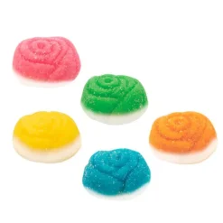 Gominolas de azúcar Flores de colores (1 kg) - Sin gluten - Jake