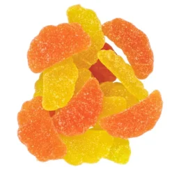 Gominolas de azúcar Gajos de naranja y limón 1 kg - Sin gluten - Burmar