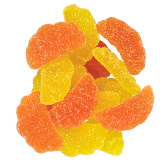 Gominolas de azúcar Gajos de naranja y limón 1 kg - Sin gluten - Burmar