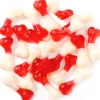 Gominolas de azúcar Huesos rojos y blancos (1 kg) - Sin gluten - Fini