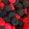 Gominolas de azúcar Moras rojas y negras (1 kg) - Sin gluten - Fini