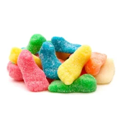 Gominolas de azúcar pies ácidos de colores (1 kg) - Sin gluten - Vidal