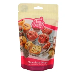 Gotas de chocolate con leche 350 g - Funcakes