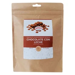 Gotas de chocolate con leche sin azúcar 350 g - Sin gluten - Dayelet