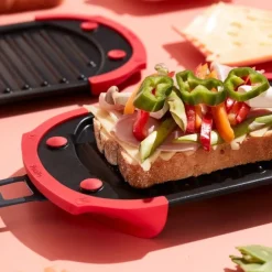 Grill para microondas Microwave Grill Mark 25 cm - Acero antiadherente - Lékué
