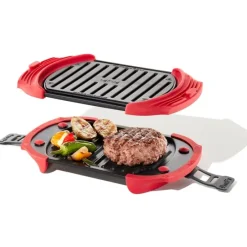 Grill para microondas Microwave Grill Mark 25 cm - Acero antiadherente - Lékué