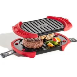Grill para microondas Microwave Grill Mark 25 cm - Acero antiadherente - Lékué