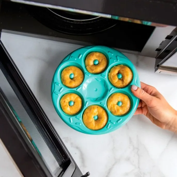 Grill para microondas Microwave Grill Tamaño XL - Acero antiadherente - Lékué + REGALO molde donuts