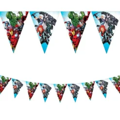 Guirnalda de papel Avengers Los vengadores 2,3 m - Decorata Party