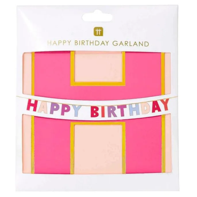 Guirnalda de papel Happy Birthday - Talking Tables
