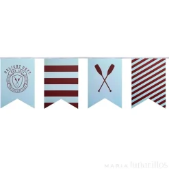 Guirnalda de papel Preppy Paddle 4,5 metros - Delight Department