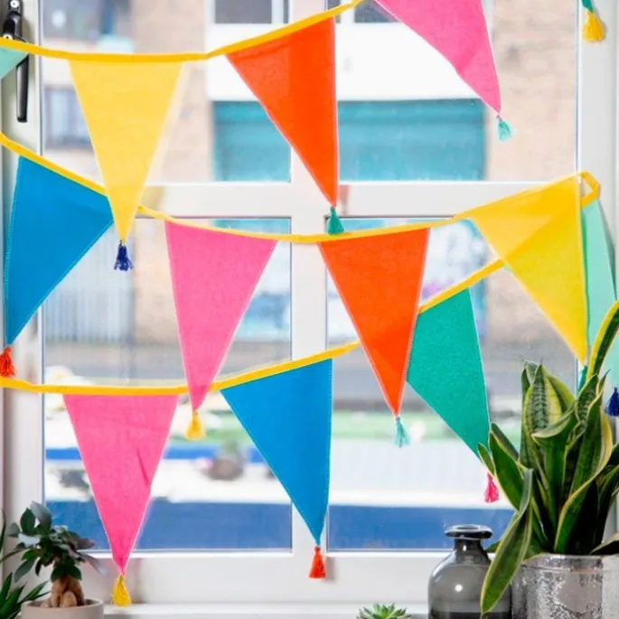 Guirnalda de tela colores - Talking Tables