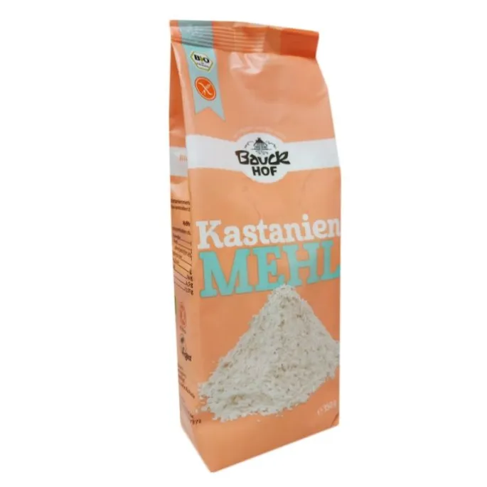 Harina de castaña ecológica 350 gr - Sin gluten - Bauckhof