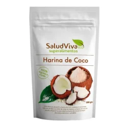Harina de coco ecológica 250 gr - Sin gluten - SaludViva
