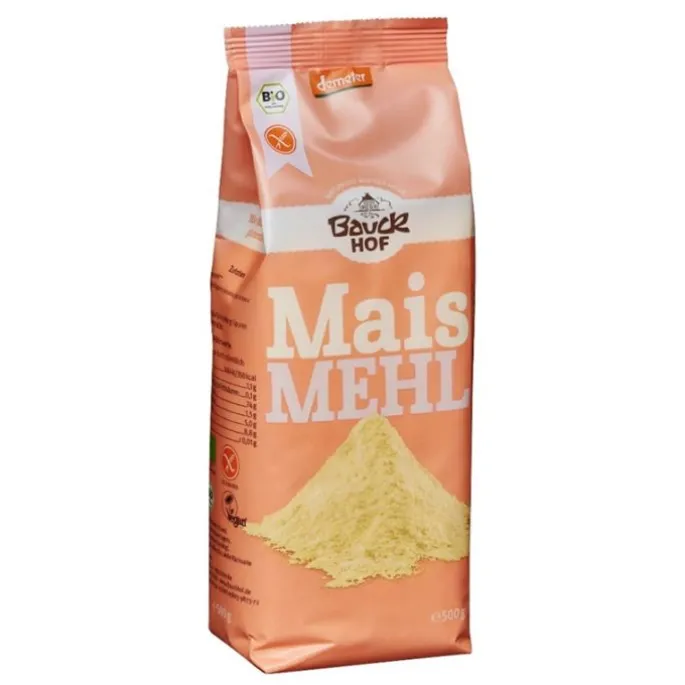 Harina de maíz ecológica 500 gr - Sin gluten - Bauckhof