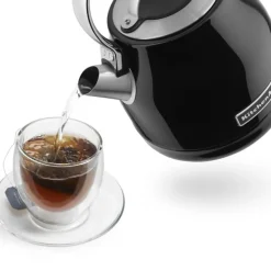 Hervidor eléctrico negro P2 - KitchenAid + REGALO taza y plato de té
