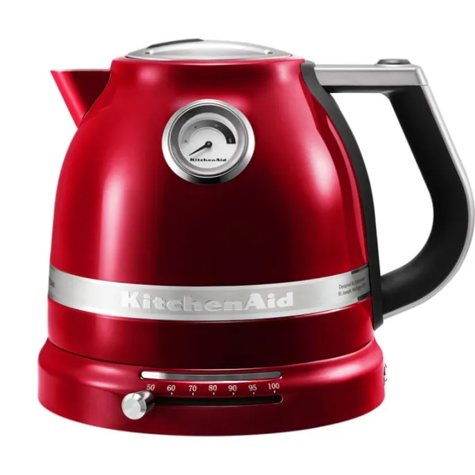 Hervidor rojo manzana 1,5 litros - Aluminio - KitchenAid + REGALO taza mug