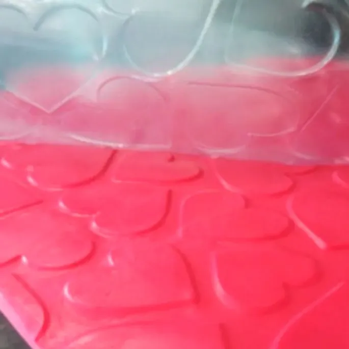Hoja de modelado o texturizadora corazones