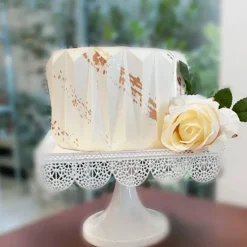 Hoja de modelado para Origami Cake vincado