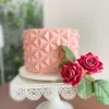 Hoja de modelado para Origami Cake piramidal
