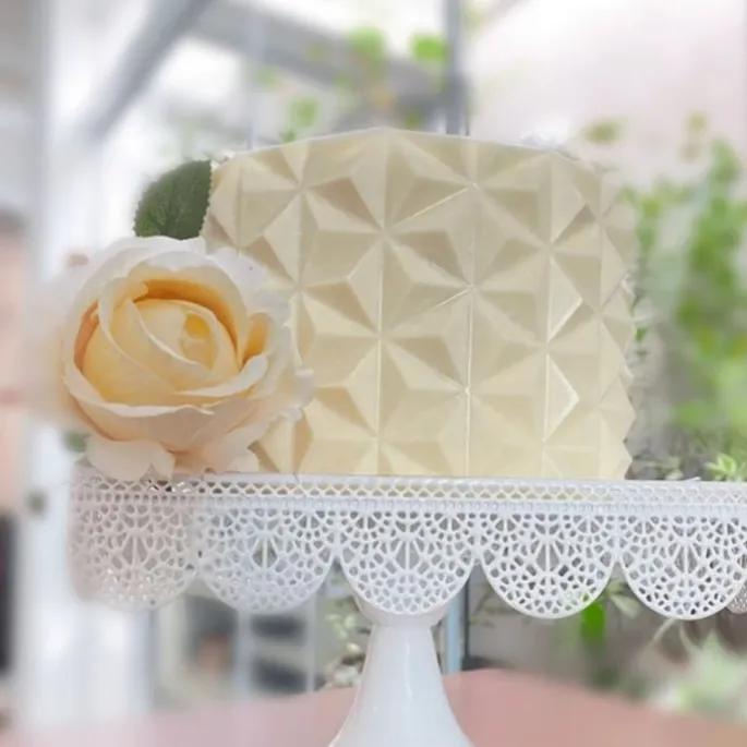 Hoja de modelado para Origami Cake estelar