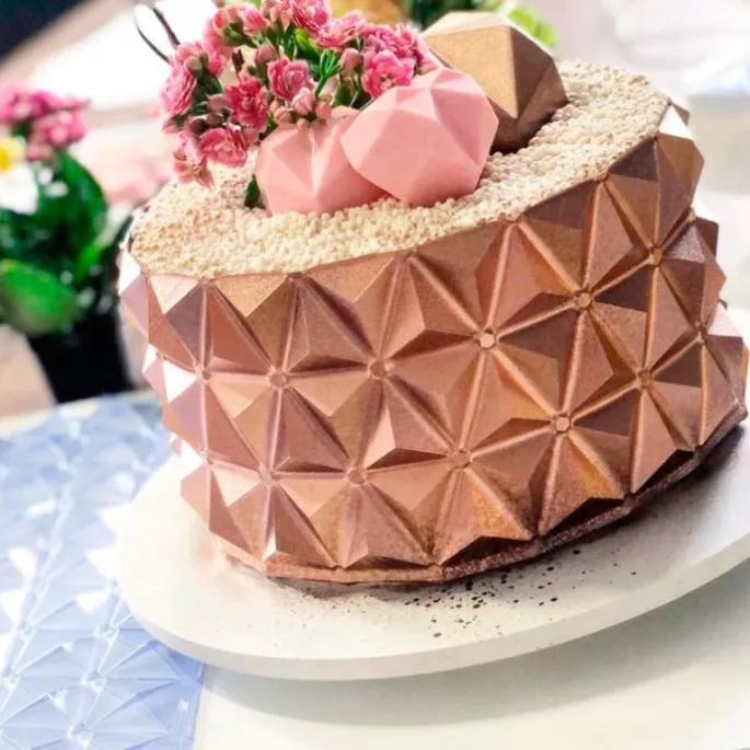 Hoja de modelado para Origami Cake 3D