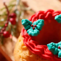 Hojas de acebo de azúcar de Navidad (24) - PME