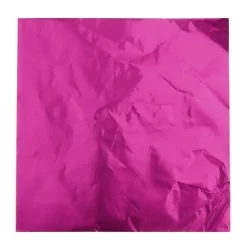 Hojas de aluminio magentas para bombones (150) - Decora