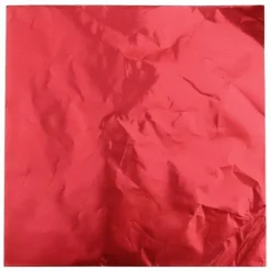 Hojas de aluminio rojas para tabletas de chocolate (150) - Decora