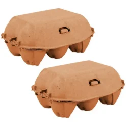 Hueveras de cartón marrones (2)