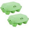 Hueveras de cartón verdes (2)