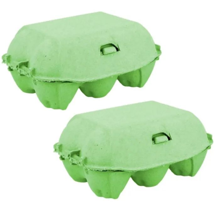 Hueveras de cartón verdes (2)