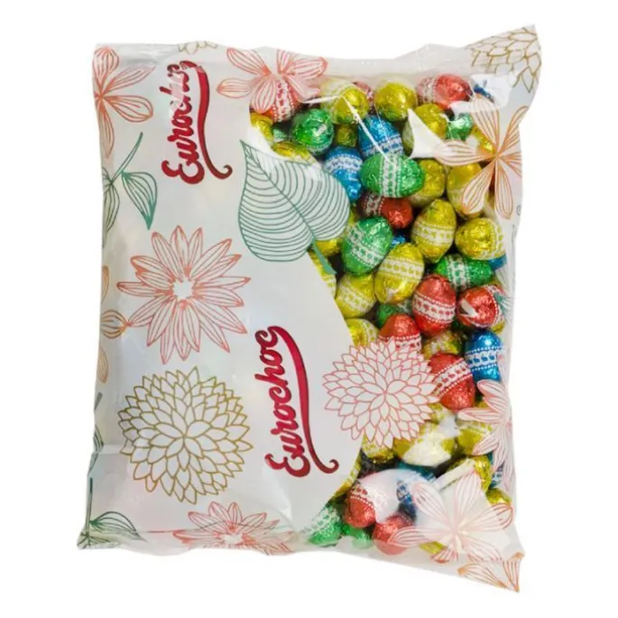 Huevos de chocolate rellenos de crema (1 kg) - Eurochoc