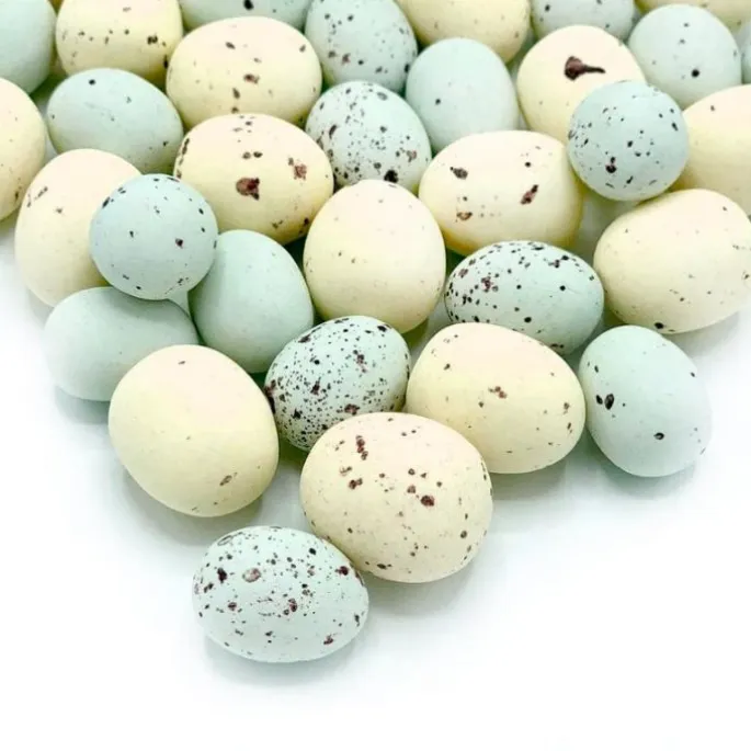 Huevos de Pascua de mazapán Mr & Mrs Easter Bunny 160 g - Happy Sprinkles