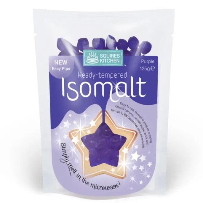 Isomalt listo para usar púrpura 125 g - Sin gluten - Squires Kitchen