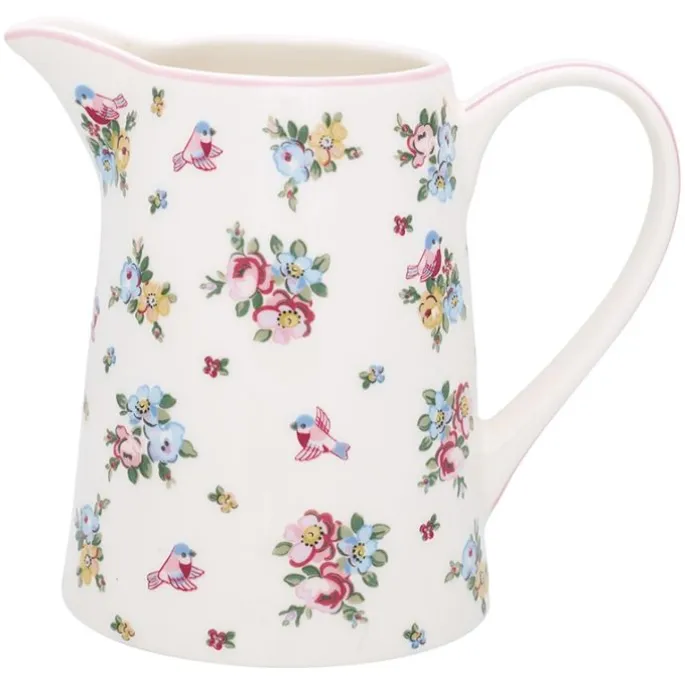 Jarra de cerámica Ellie White 1 litro - GreenGate