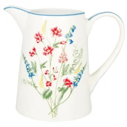 Jarra de cerámica Elwin White 1 litro - GreenGate