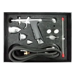 Kit aerógrafo gravedad E7116P con 3 boquillas - Elite