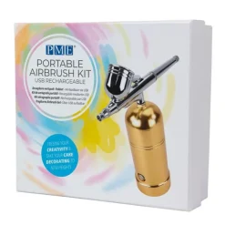Kit aerógrafo portátil dorado - PME