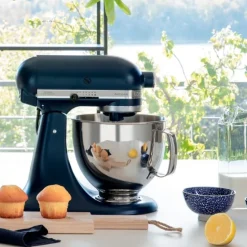KitchenAid azul tinta mate 4,8 l - Artisan Elegance 5KSM175PS + LIBRO + REGALO UTENSILIOS COCINA