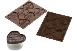 Kit galletas con chocolate Love - Silikomart