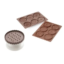Kit galletas con chocolate Navidad - Silikomart